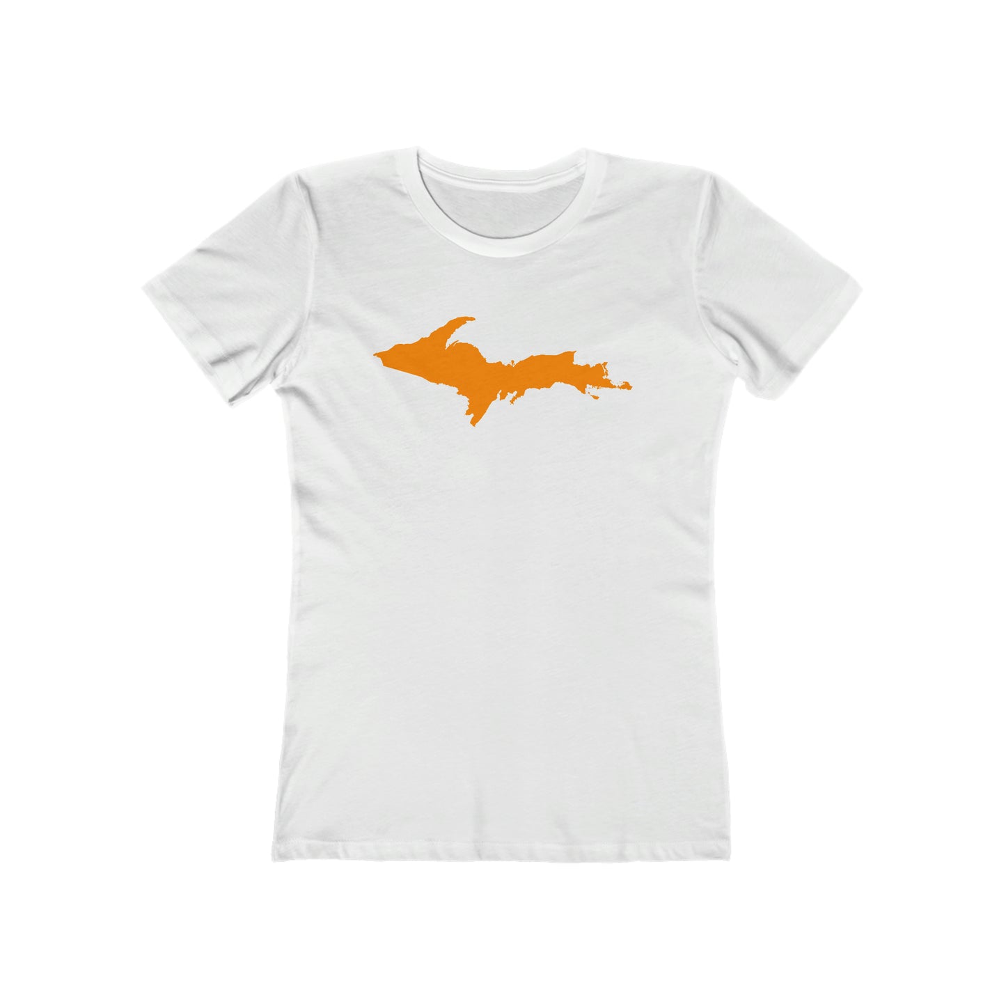 Upper Peninsula T-Shirt (w/ Orange UP Outline) | Women's Boyfriend Cut