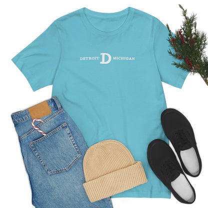 'Detroit Michigan' T-Shirt (w/ Old French D) | Unisex Standard Fit