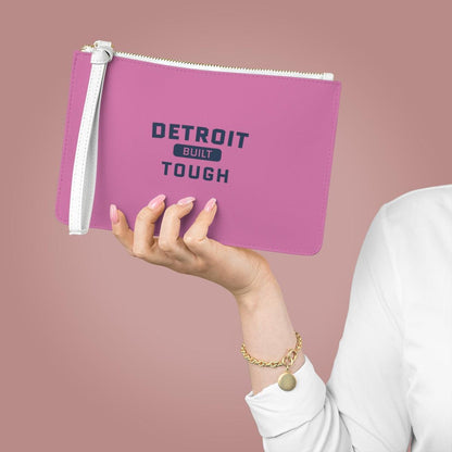 'Built Detroit Tough' Clutch Bag - Circumspice Michigan