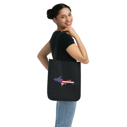 Michigan Upper Peninsula Heavy Tote Bag (w/ UP USA Flag Outline)