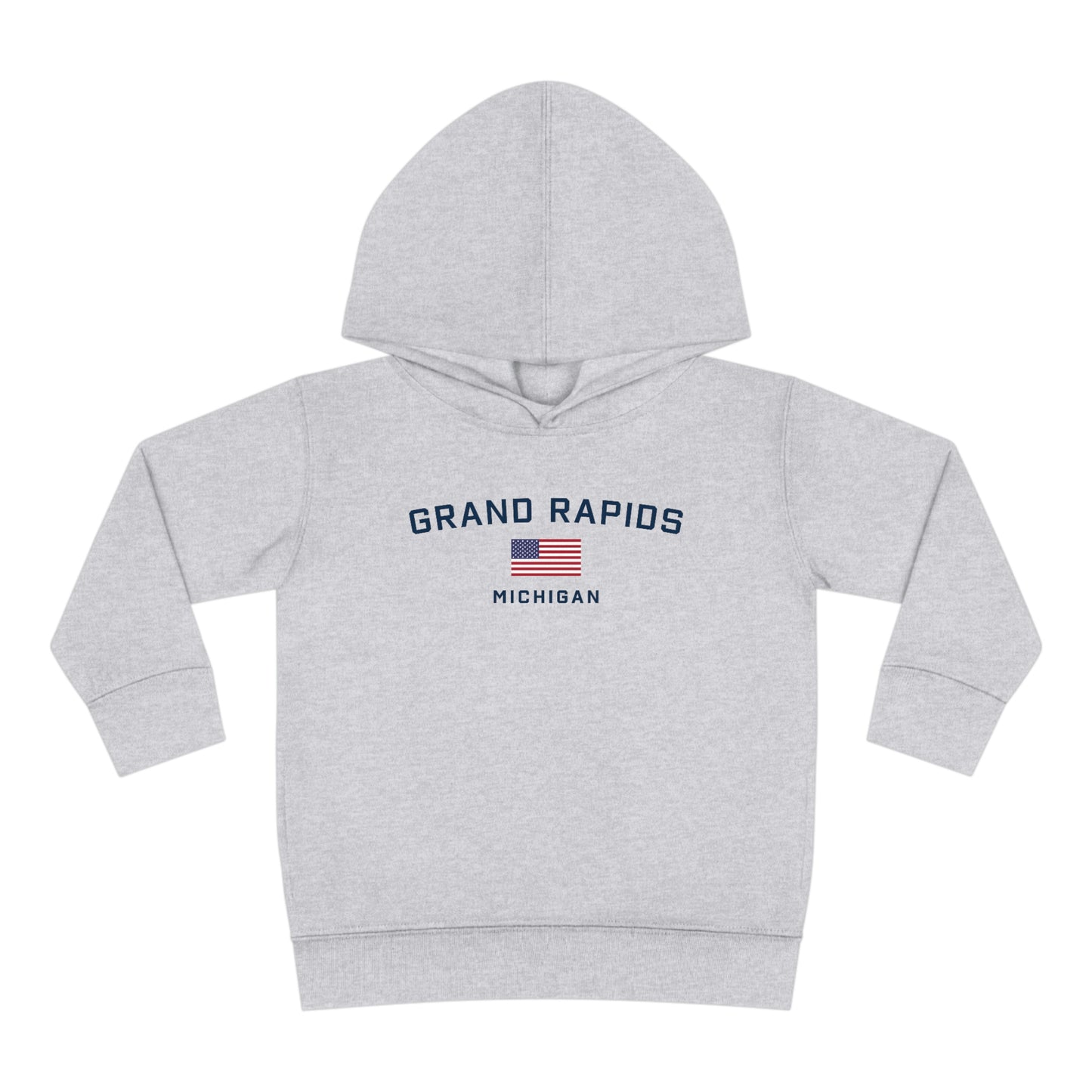 'Grand Rapids' Hoodie (w/USA Flag Outline) | Unisex Toddler