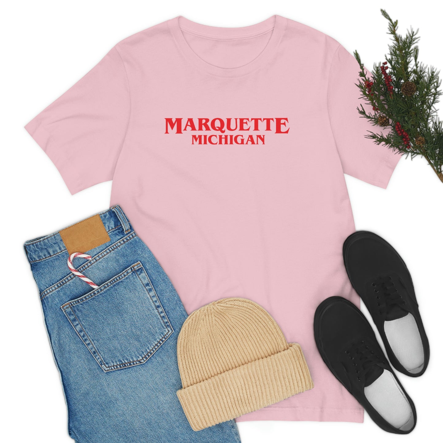 'Marquette Michigan' ' T-Shirt (1980s Drama Parody) | Unisex Standard Fit