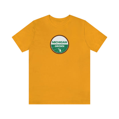 'Michigan Grown' T-Shirt (Agricultural Certification Parody) | Unisex Standard Fit