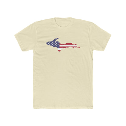 Michigan Upper Peninsula T-Shirt (w/ UP USA Flag Outline) | Men's Fitted