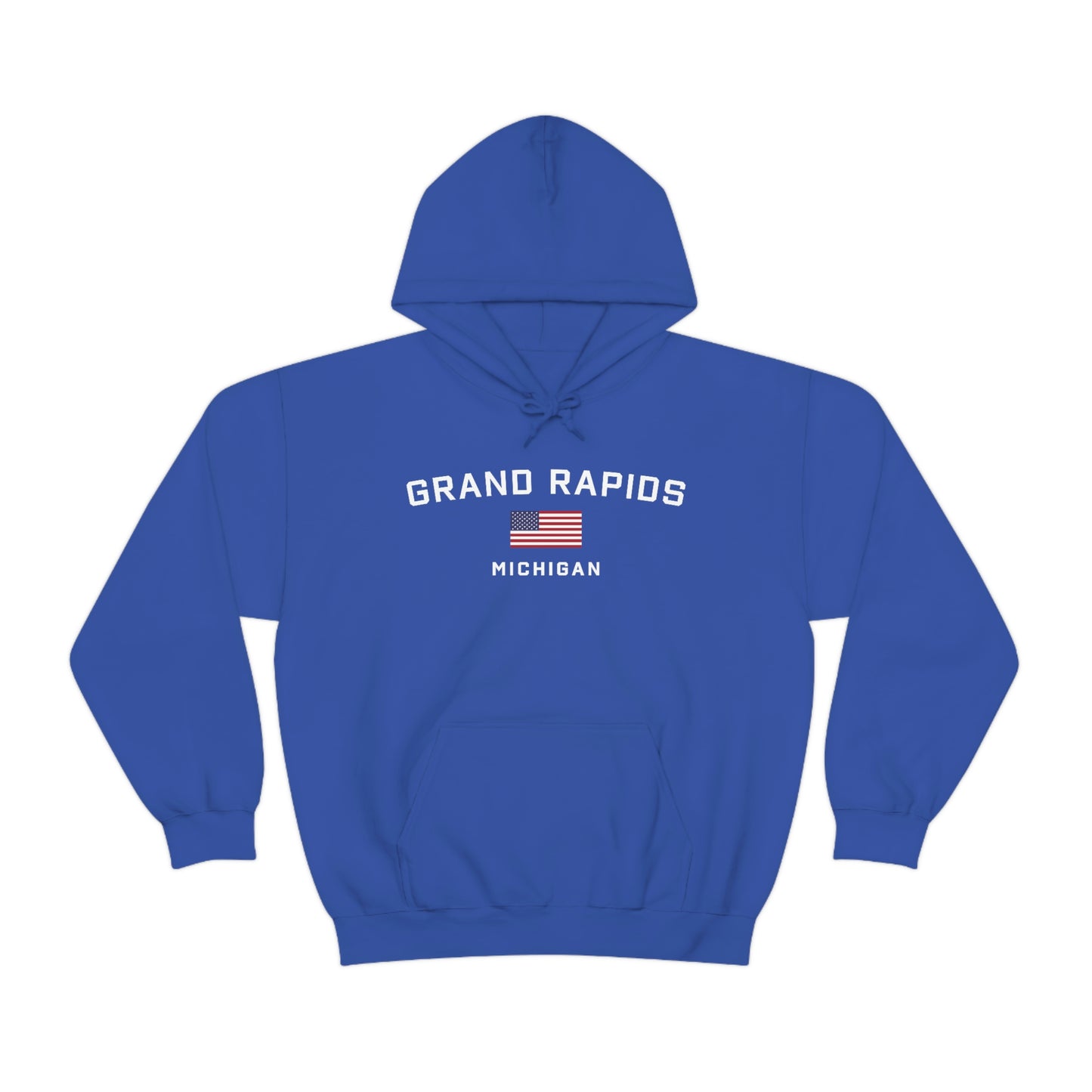 'Grand Rapids Michigan' (w/USA Flag Outline) | Unisex Standard