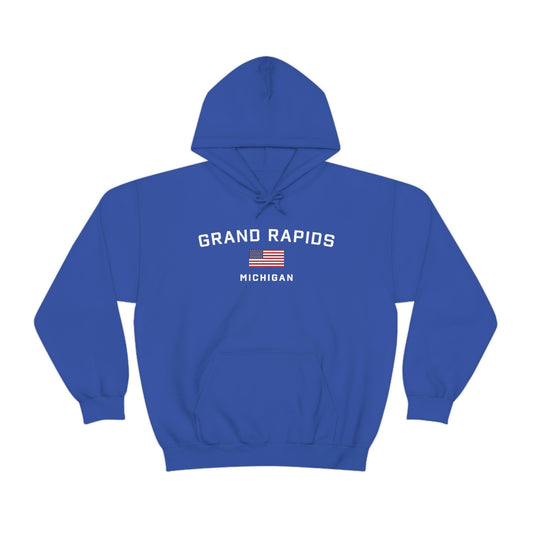 'Grand Rapids Michigan' (w/USA Flag Outline) | Unisex Standard