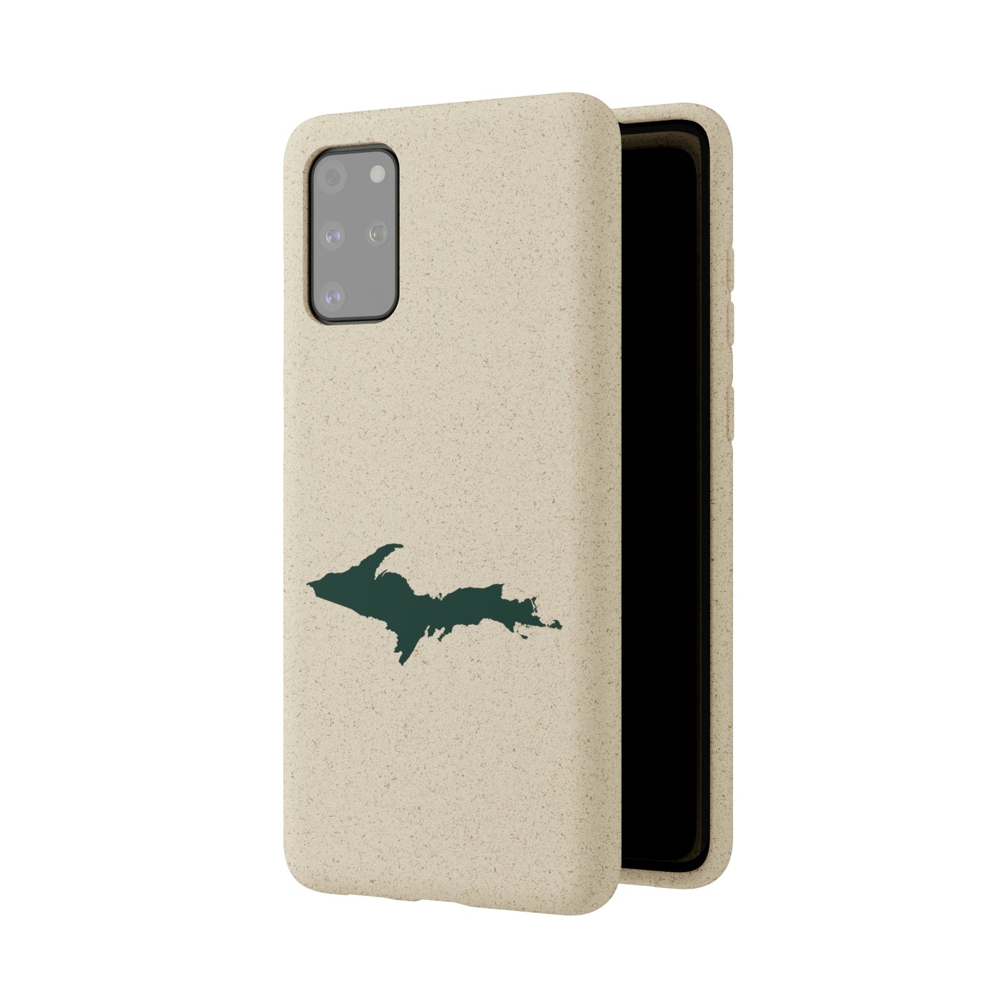 Michigan Upper Peninsula Biodegradable Phone Cases (w/ Green UP Outline) | Samsung Android