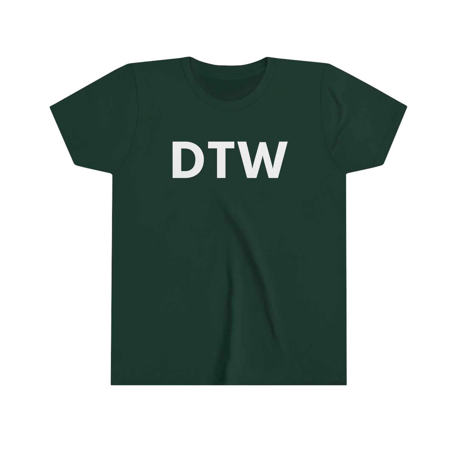 Detroit 'DTW' T-Shirt | Youth Short Sleeve