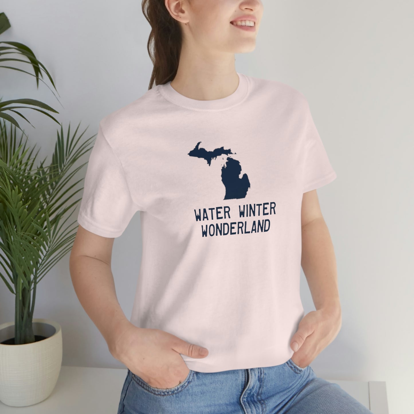 Michigan 'Water Winter Wonderland' T-Shirt | Unisex Standard Fit