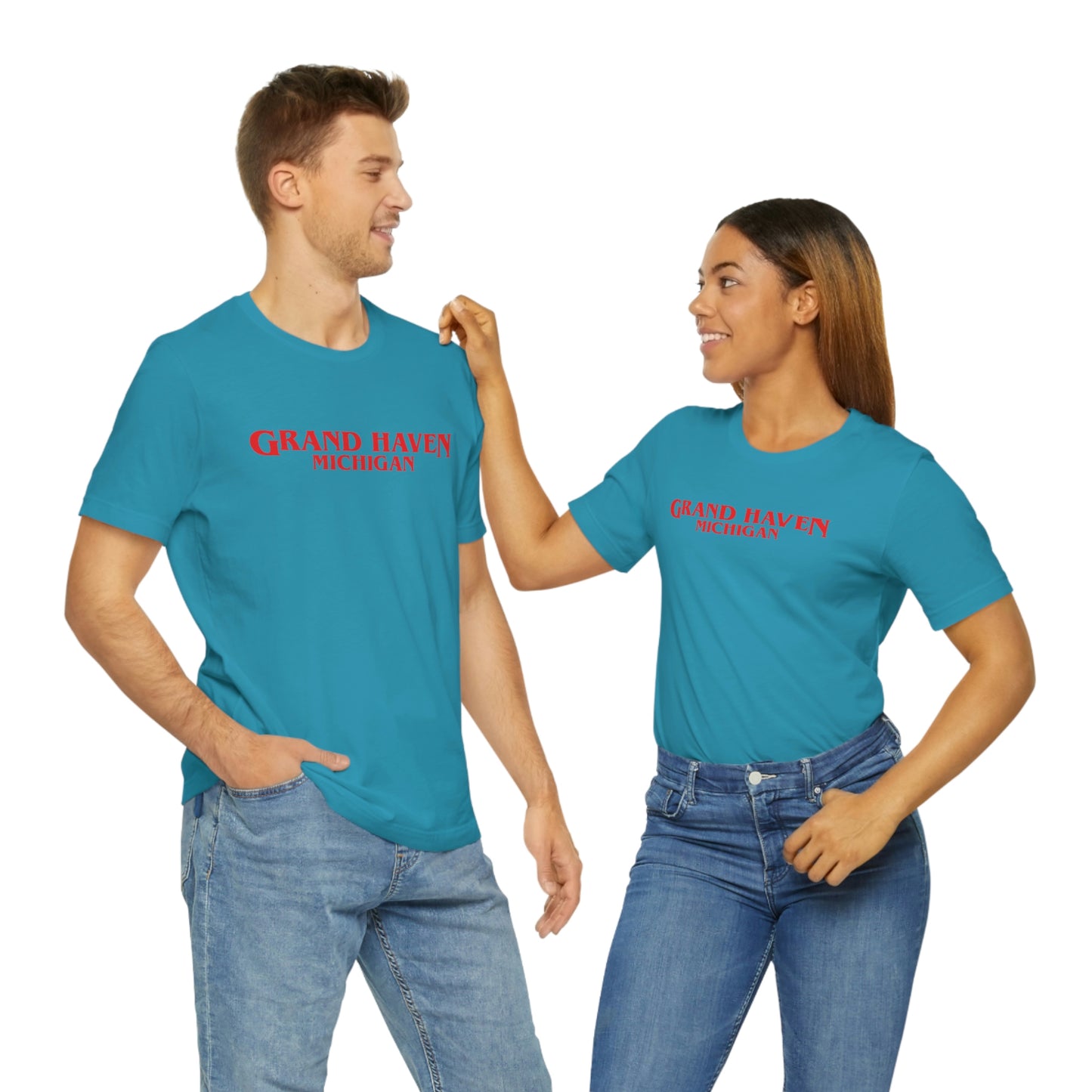 'Grand Haven Michigan' ' T-Shirt (1980s Drama Parody) | Unisex Standard Fit