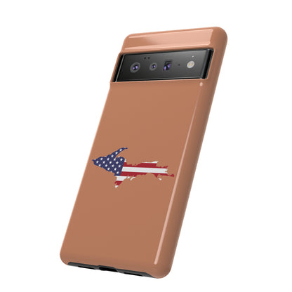 Michigan Upper Peninsula Tough Phone Case (Copper Patriot Edition) | Samsung & Pixel Android