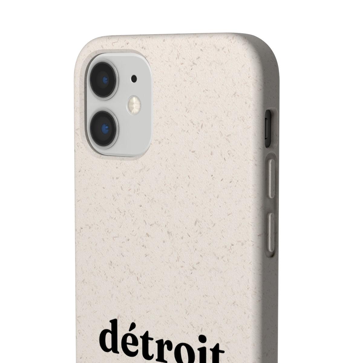 'Détroit' Phone Cases (Old Style Serif Font) | Android & iPhone - Circumspice Michigan