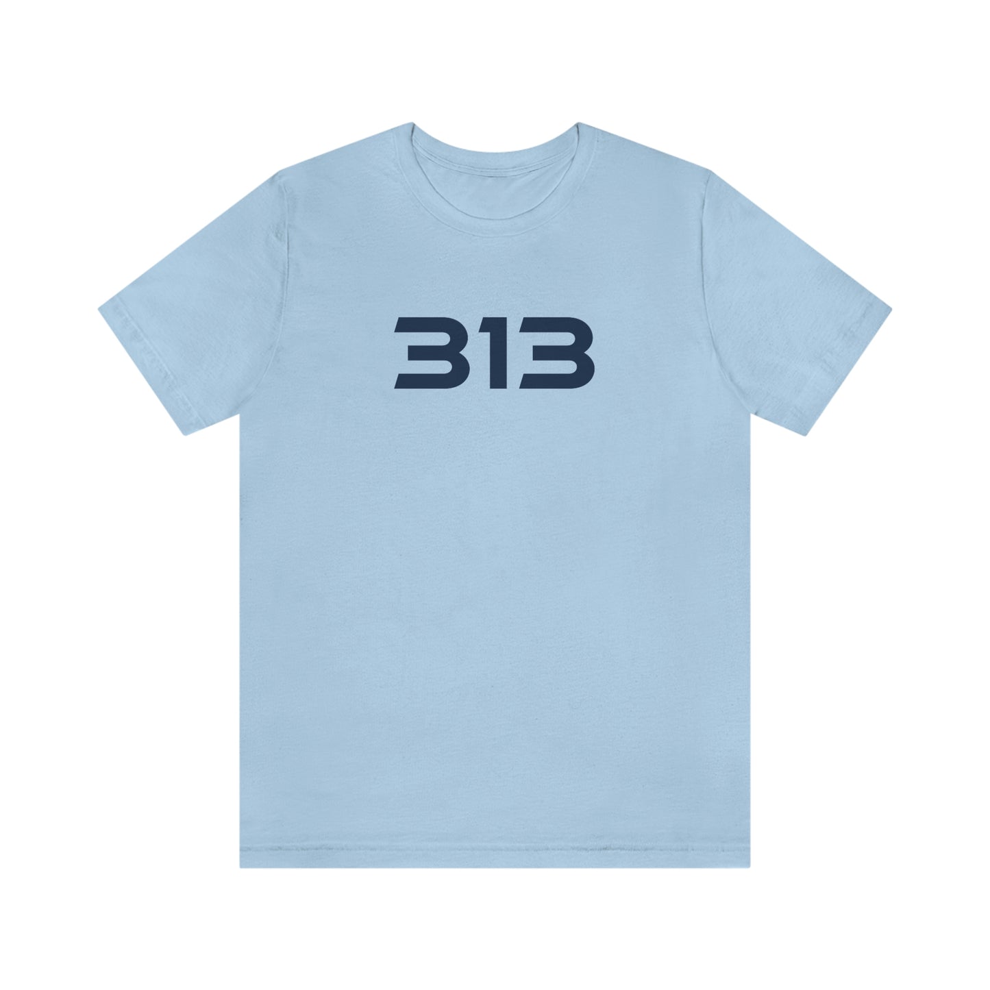 Detroit '313' T-Shirt (Futuristic Sans Font) | Unisex Standard Fit