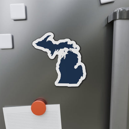 Michigan Outline Kiss-Cut Magnet | Navy Color - Circumspice Michigan
