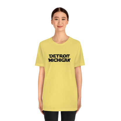 'Detroit Michigan' T-Shirt (1970s Epic Sci-Fi Parody) | Unisex Standard Fit