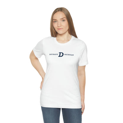 'Detroit Michigan' T-Shirt (w/ Old French D) | Unisex Standard Fit