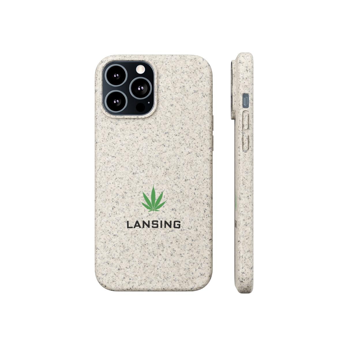 'Lansing' Phone Cases (w/ Cannabis Leaf) | Android & iPhone - Circumspice Michigan