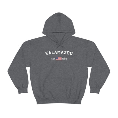 'Kalamazoo EST 1836' (w/USA Flag Outline) | Unisex Standard