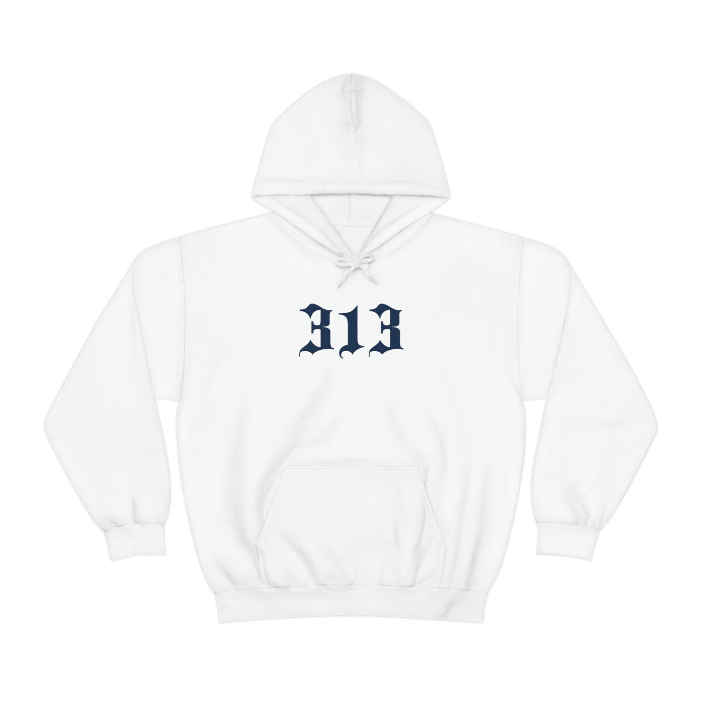 Detroit '313' Hoodie (Old English Font) | Unisex Standard