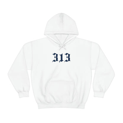 Detroit '313' Hoodie (Old English Font) | Unisex Standard