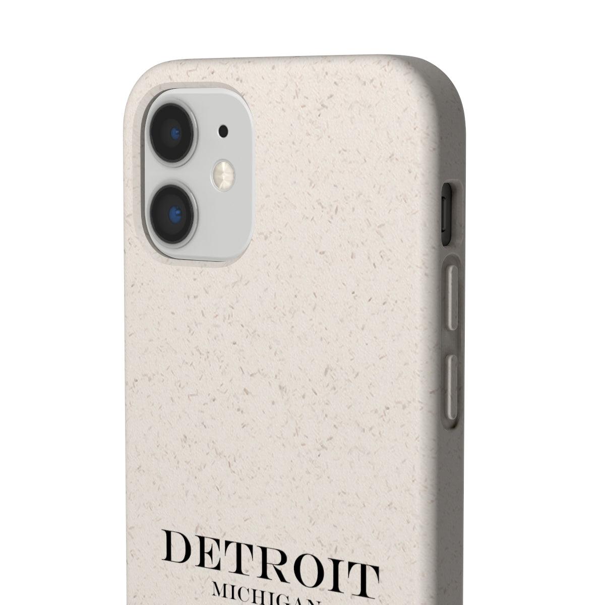 'Detroit Est. 1701' Phone Cases (Black Color) | Android & iPhone - Circumspice Michigan