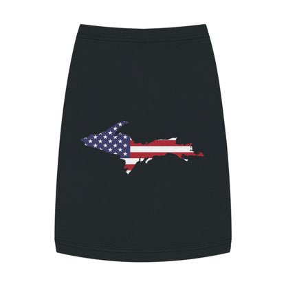 Michigan Upper Peninsula Pet Tank Top (w/ UP USA Flag Outline)