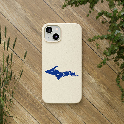 Michigan Upper Peninsula Biodegradable Phone Cases (w/ UP Quebec Flag Outline) | Apple iPhone