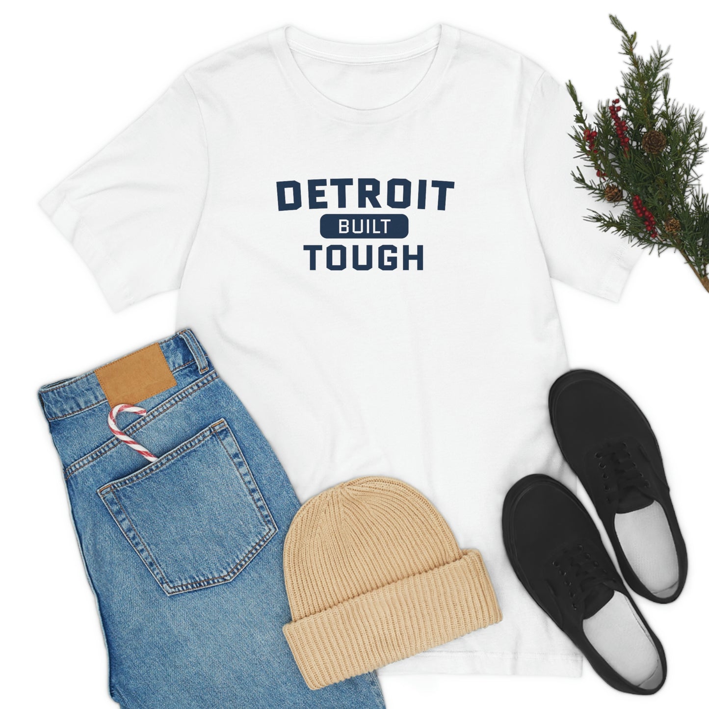 'Built Detroit Tough' T-Shirt | Unisex Standard Fit