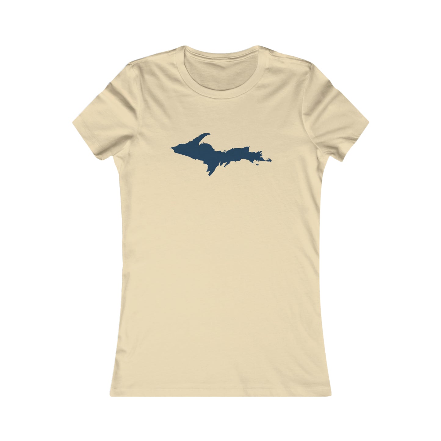 Michigan Upper Peninsula T-Shirt (w/ UP Outline) | Women's Slim Fit