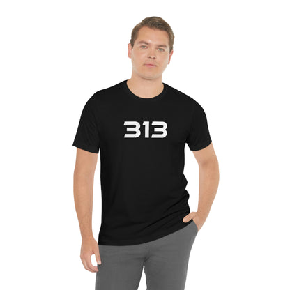 Detroit '313' T-Shirt (Futuristic Sans Font) | Unisex Standard Fit