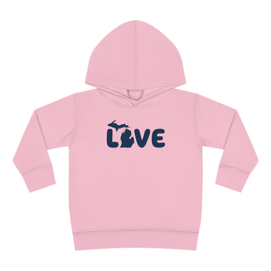 Michigan 'Love' Hoodie (Rounded Children's Font) | Unisex Toddler