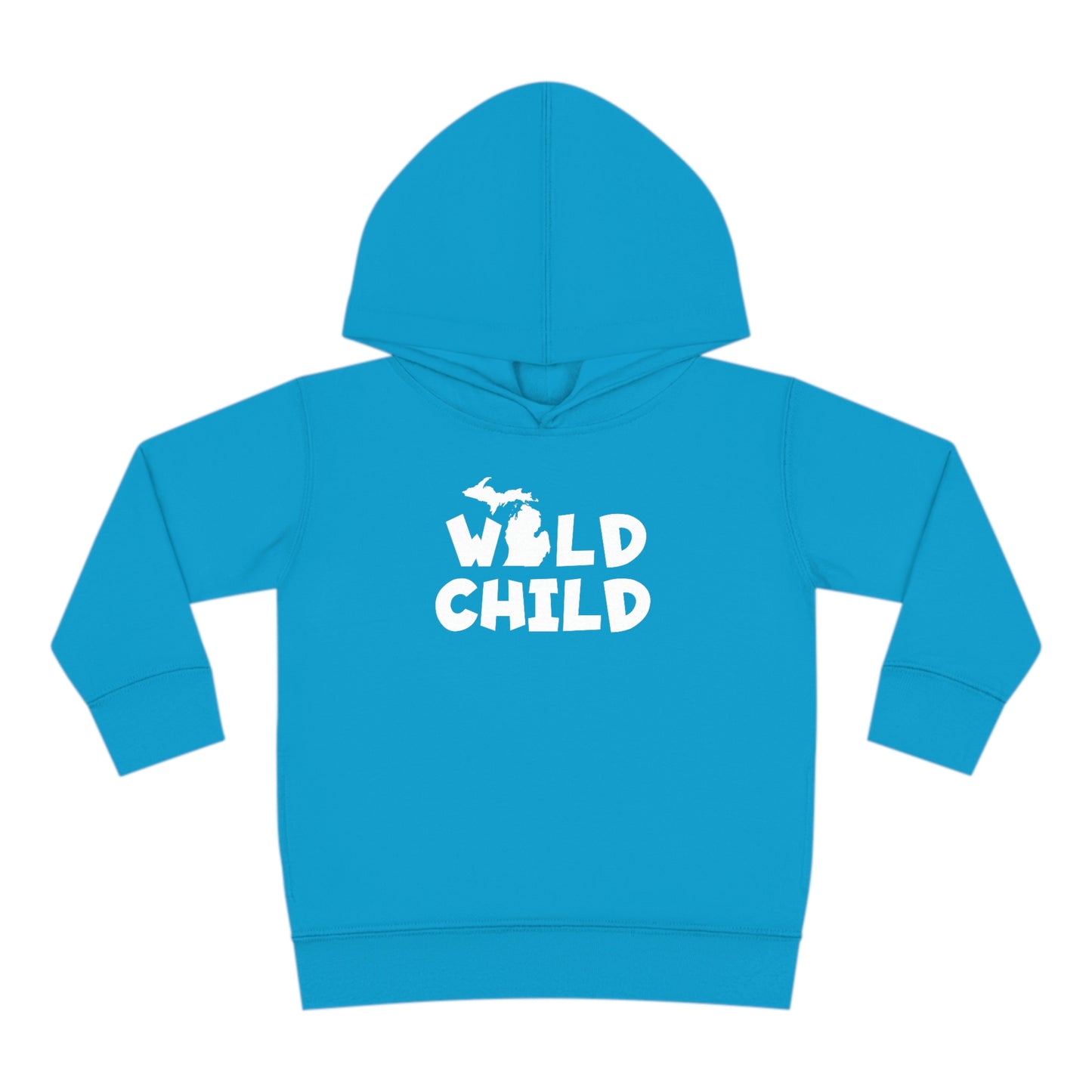 Michigan 'Wild Child' Hoodie (Whimsical Sans Font) | Unisex Toddler