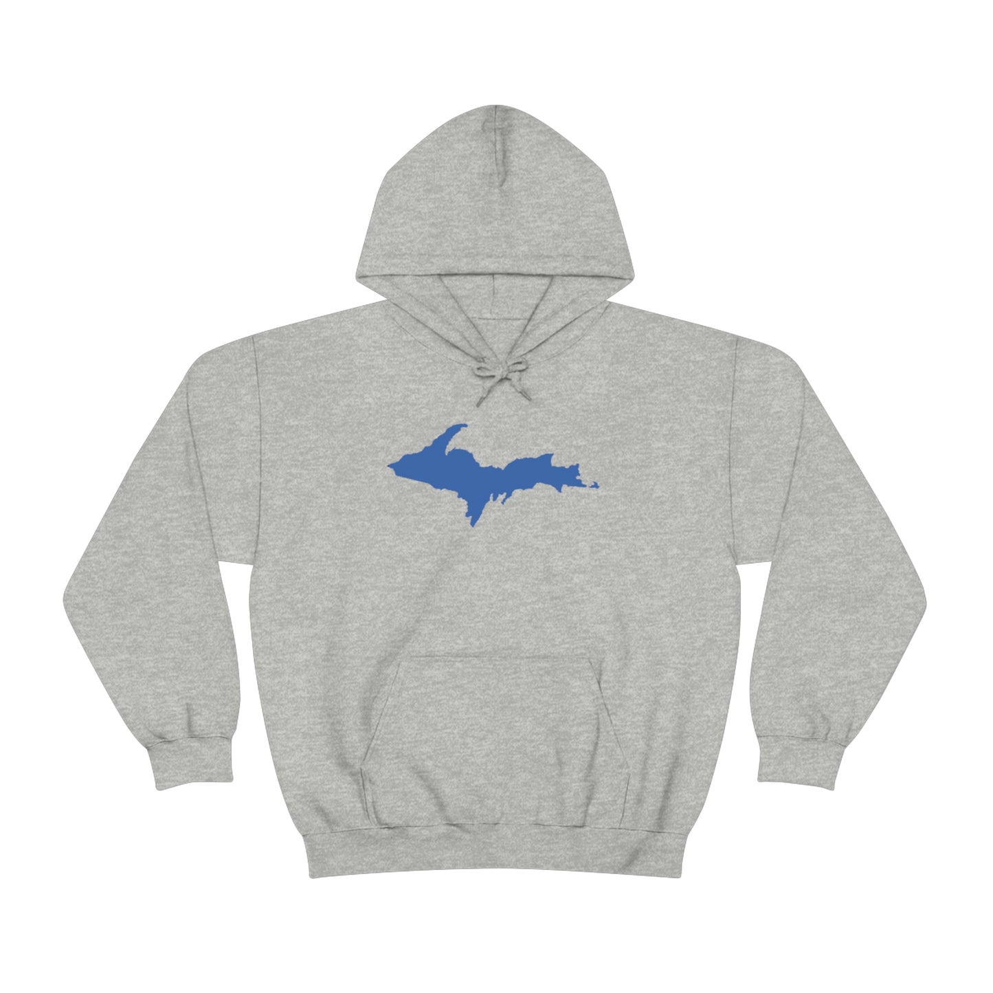 Michigan Upper Peninsula Hoodie (w/ Blue U.P. Outline) | Unisex Standard