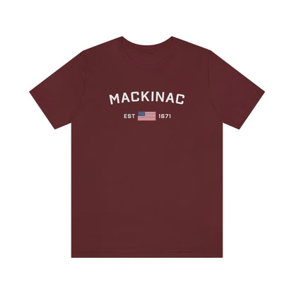 'Mackinac EST 1671' T-Shirt | Unisex Standard Fit