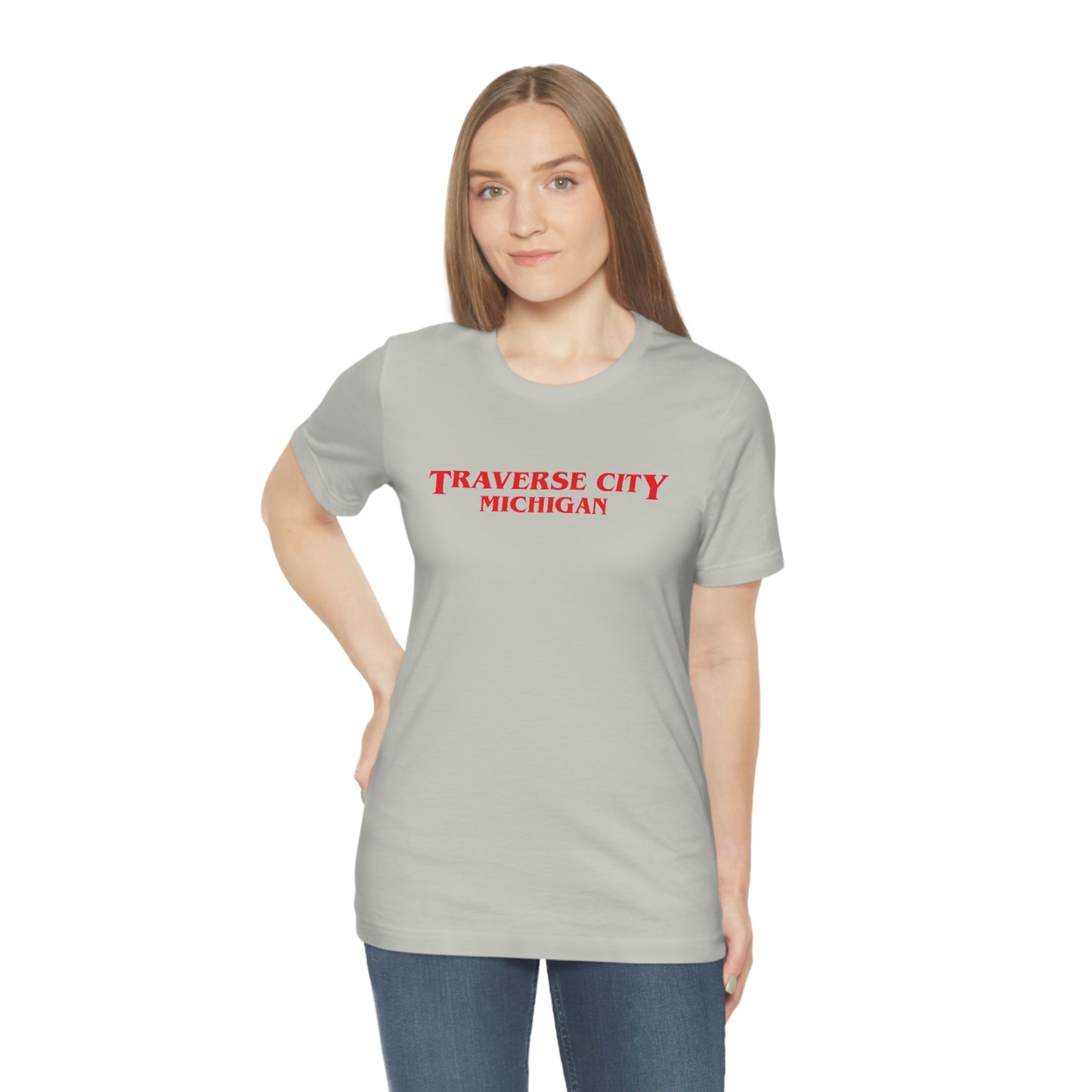 'Traverse City Michigan' ' T-Shirt (1980s Drama Parody) | Unisex Standard Fit