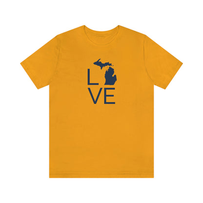 Michigan 'Love' T-Shirt (Thin Sans Font) | Unisex Standard Fit