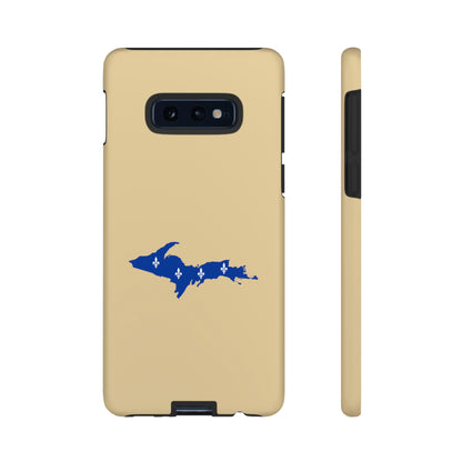 Michigan Upper Peninsula Tough Phone Case (Maple Color w/ UP Quebec Flag Outline) | Samsung & Pixel Android