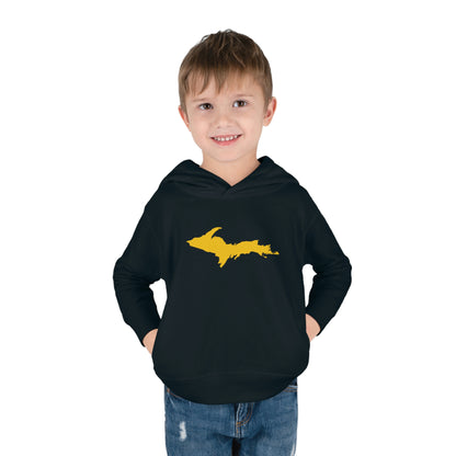 Michigan Upper Peninsula Hoodie (w/ Gold UP Outline) | Unisex Toddler