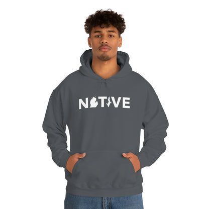 Michigan 'Native' Hoodie (Geometric Sans Font) | Unisex Standard