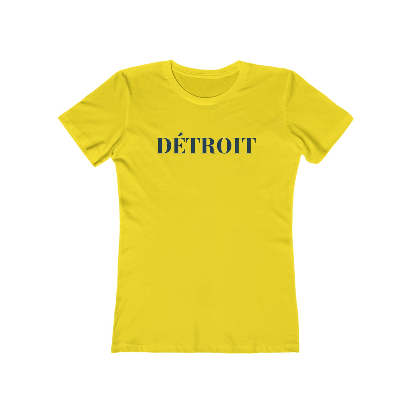 'Détroit' T-Shirt (Didone Font) | Women's Boyfriend Cut