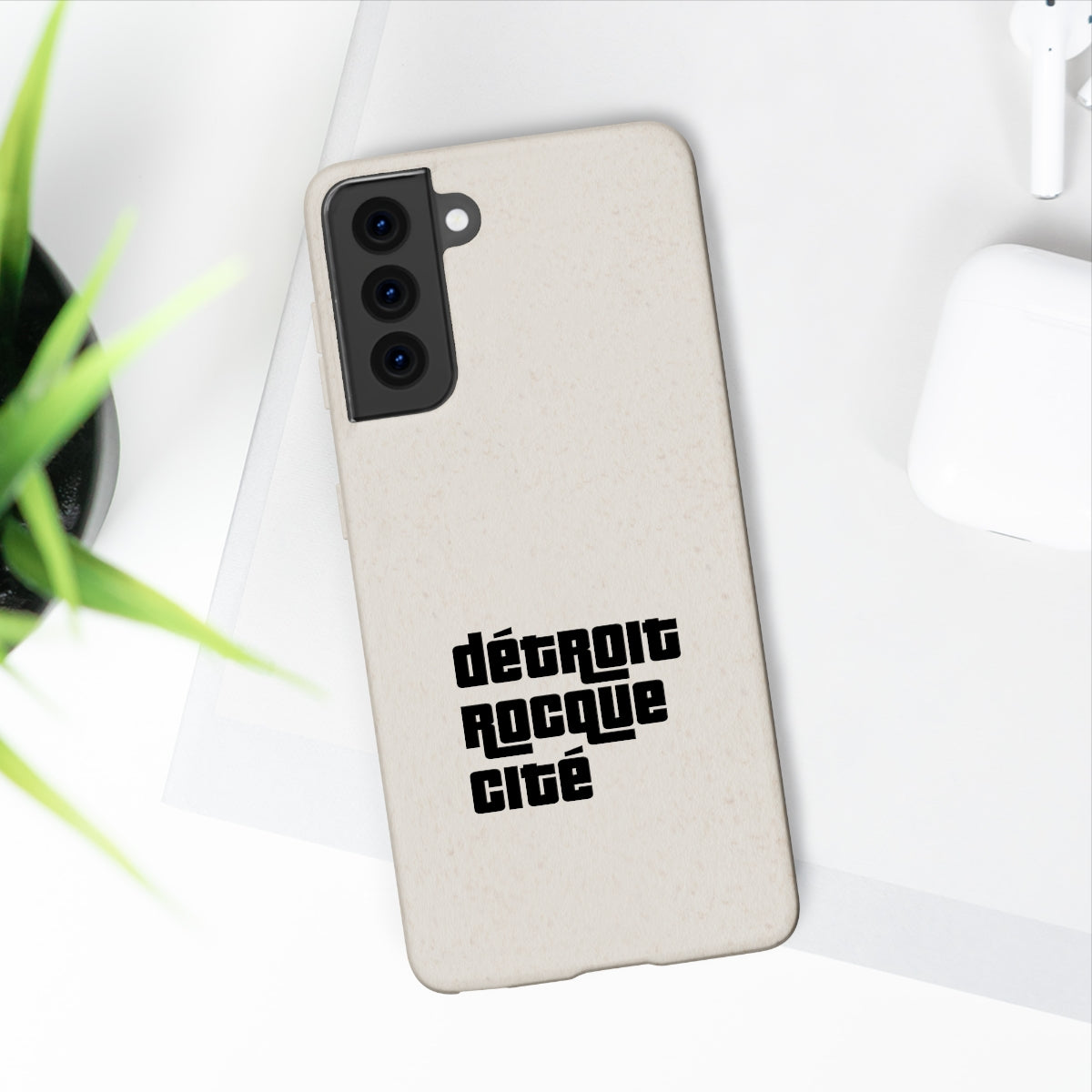 'Détroit Rocque Cité' Phone Cases (1970s Font) | Android & iPhone