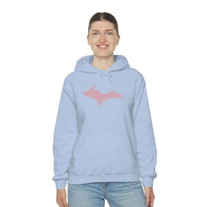 Michigan Upper Peninsula Hoodie (w/ Pink U.P. Outline) | Unisex Standard