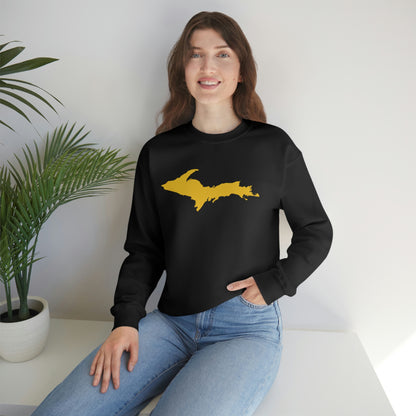 Michigan Upper Peninsula Sweatshirt (w/ Gold UP Outline) | Unisex Standard