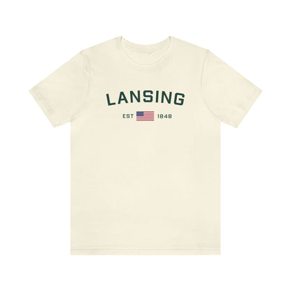 'Lansing EST 1848' T-Shirt | Unisex Standard Fit