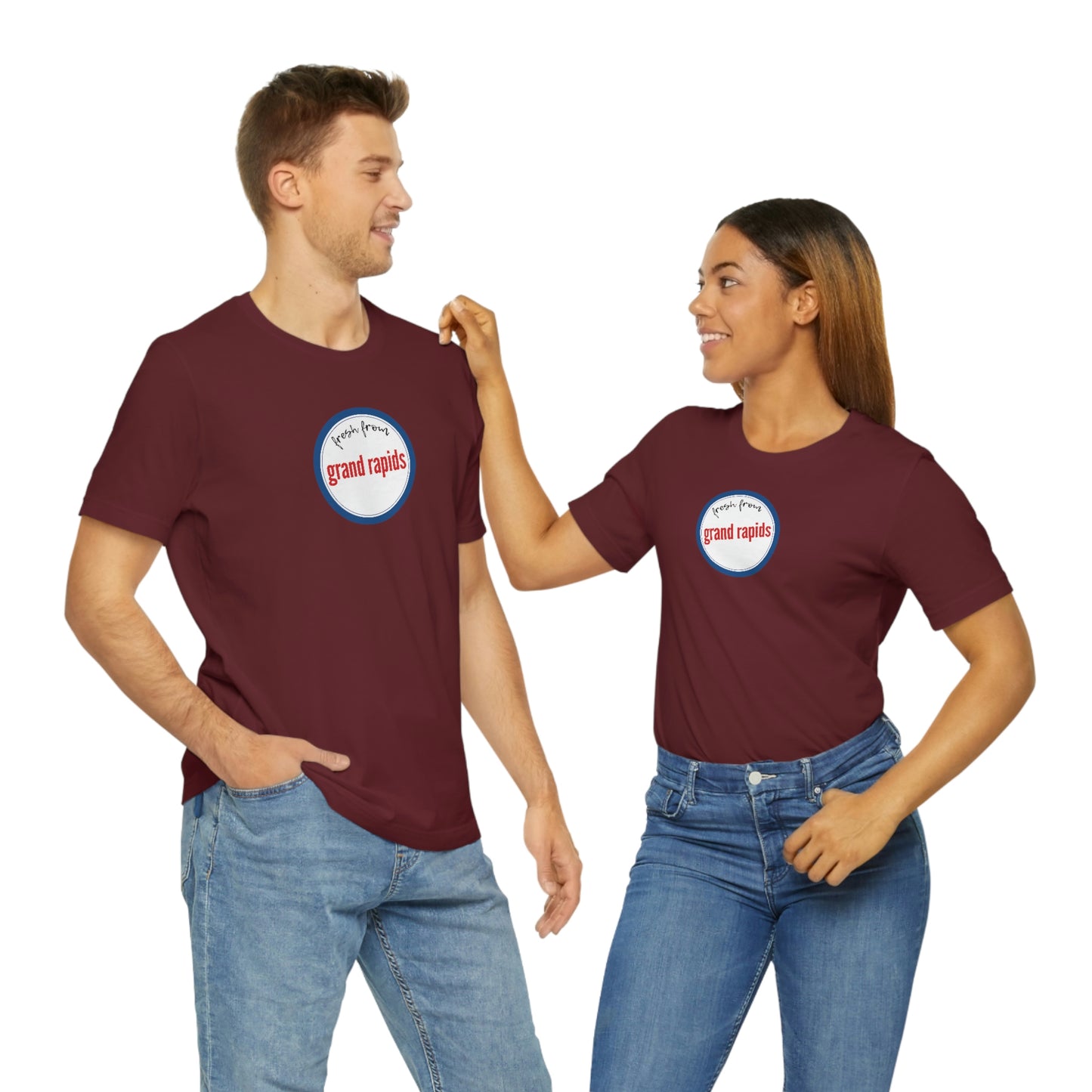 'Fresh From Grand Rapids' T-Shirt (Retail Parody) | Unisex Standard Fit