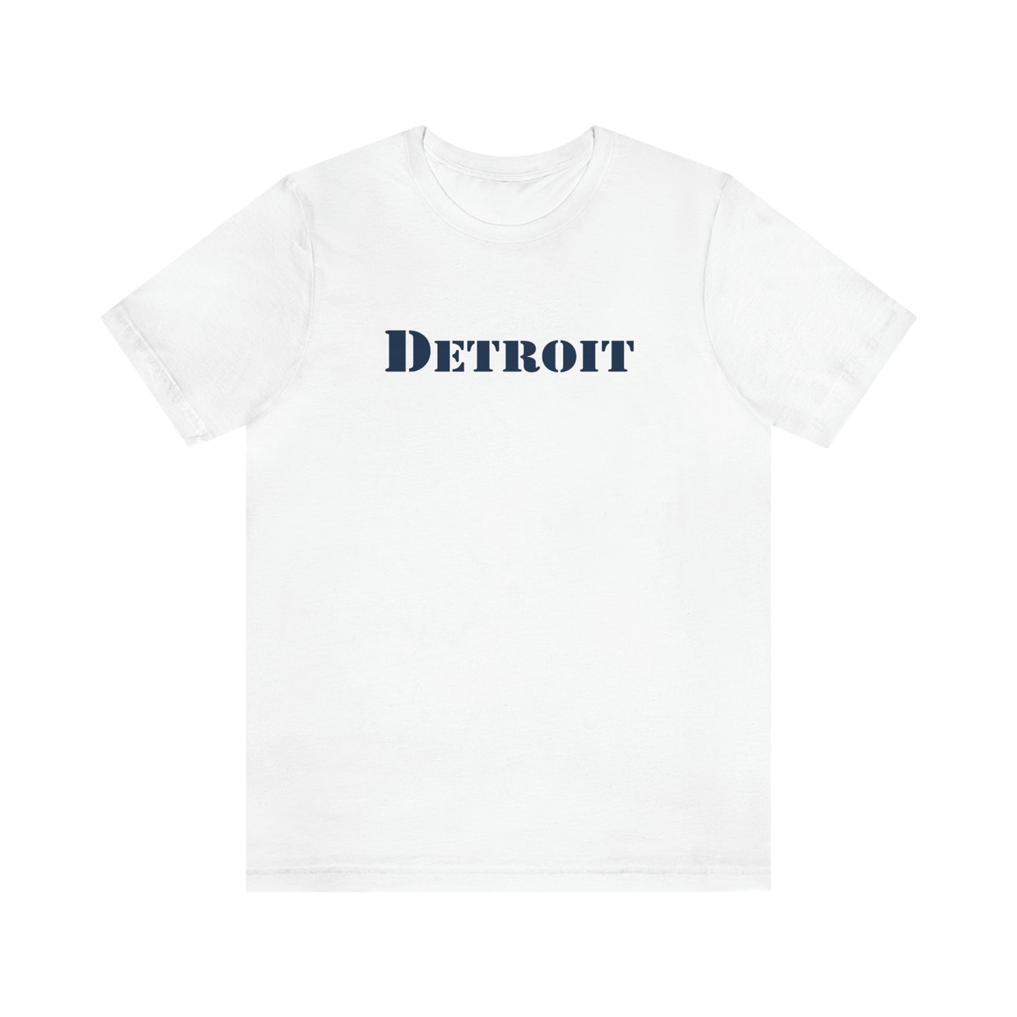 'Detroit' T-Shirt (Army Stencil Font) | Unisex Standard Fit