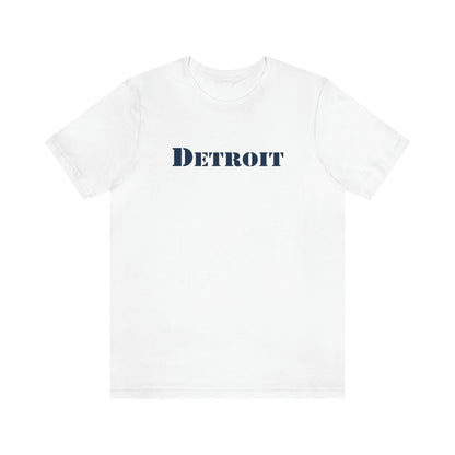 'Detroit' T-Shirt (Army Stencil Font) | Unisex Standard Fit