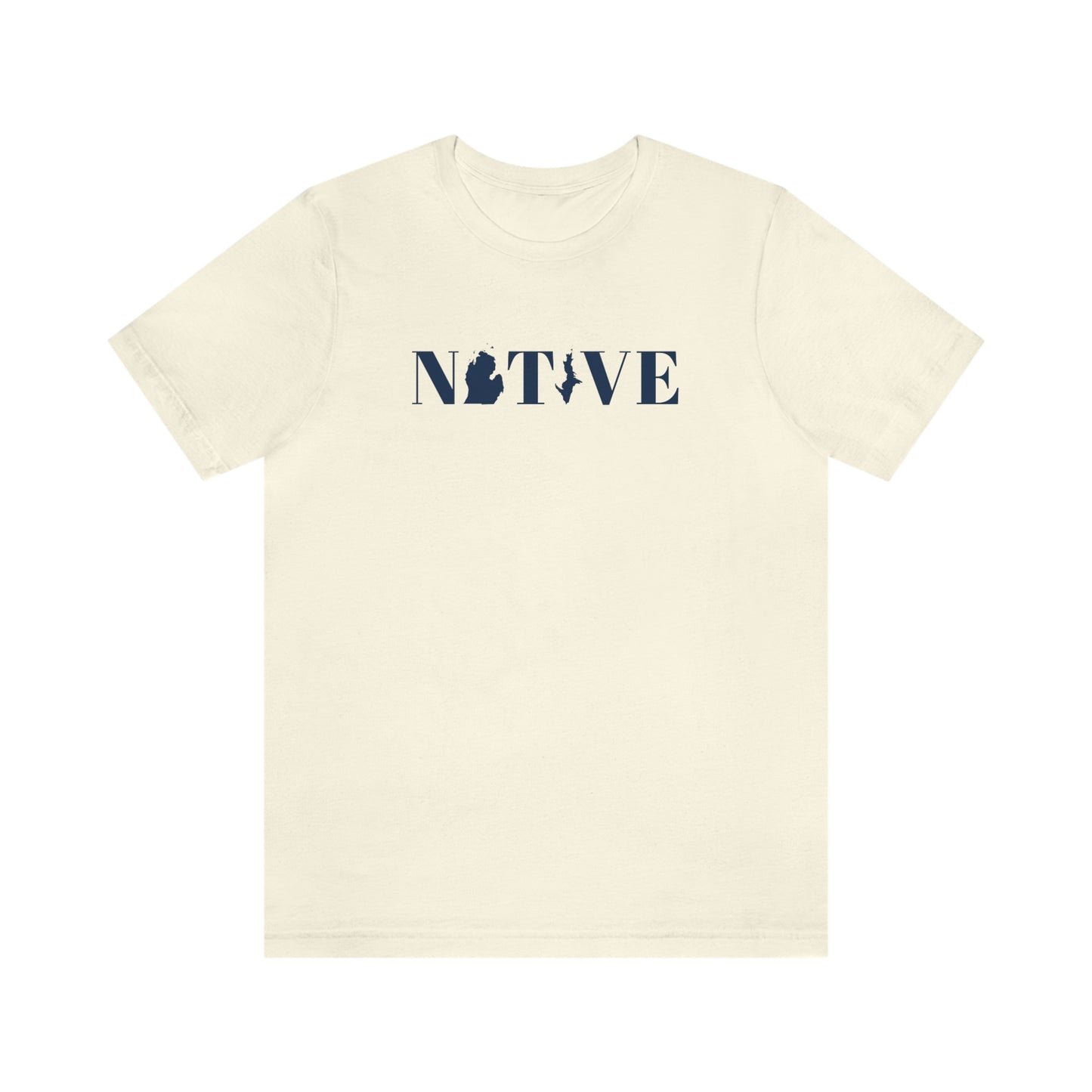 Michigan 'Native' T-Shirt (Didone Font) | Unisex Standard Fit