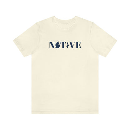 Michigan 'Native' T-Shirt (Didone Font) | Unisex Standard Fit