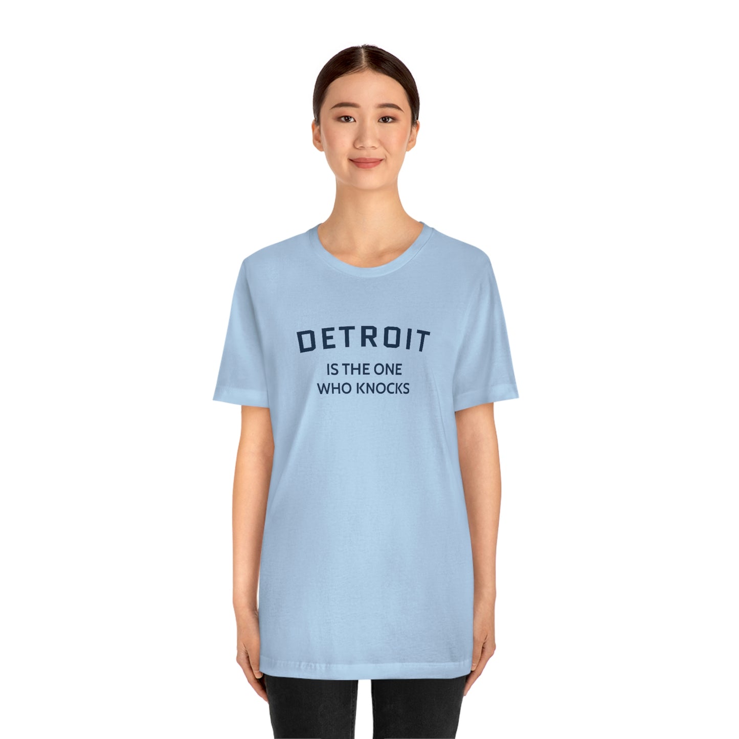 'Detroit is the One Who Knocks' T-Shirt | Unisex Standard Fit